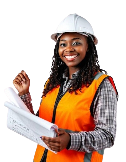 Portrait of man worker on white isolated background Premium AI generated PSD removebg preview